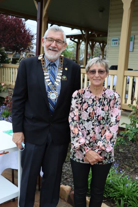 LONG TIME COMING: Leeton mayor Paul Maytom with Lynda Boardman. Photo: Supplied
