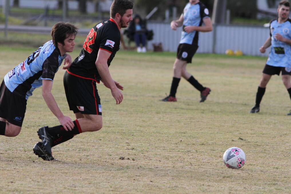 BIG WIN: Leeton United picked up another big win on the weekend. Photo: Talia Pattison