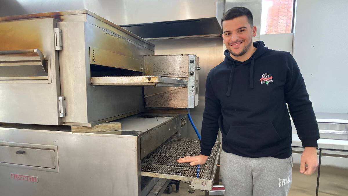 NEW VENTURE: Leeton's Giuseppe Bruzzese is looking forward to firing up the pizza oven when his new business opens soon. Photo: Talia Pattison 