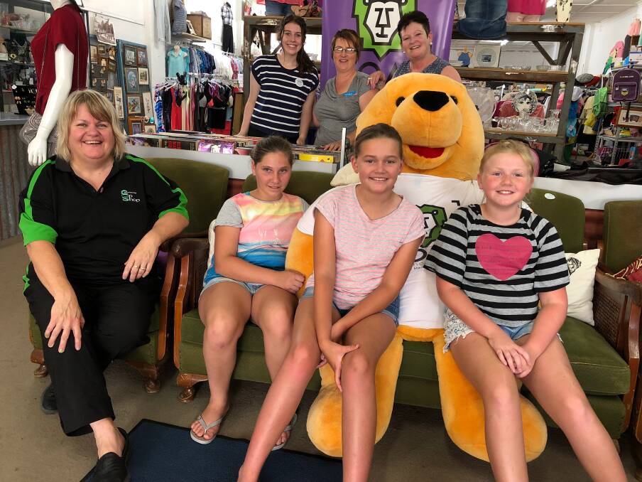 GREAT SERVICE: The Reach Out and Relax program is currently holding school holiday activities at the Leeton Community Op Shop.
