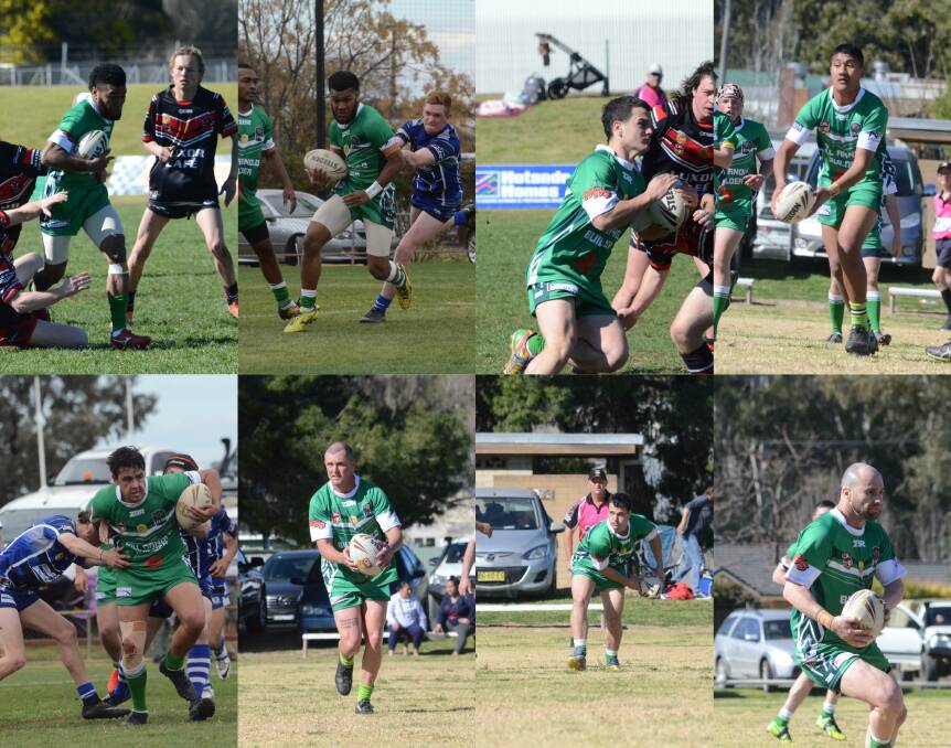 GAME FACE: The Leeton Greens reserve grade side is seeking to bring home the silverware. Photos: Liam Warren 
