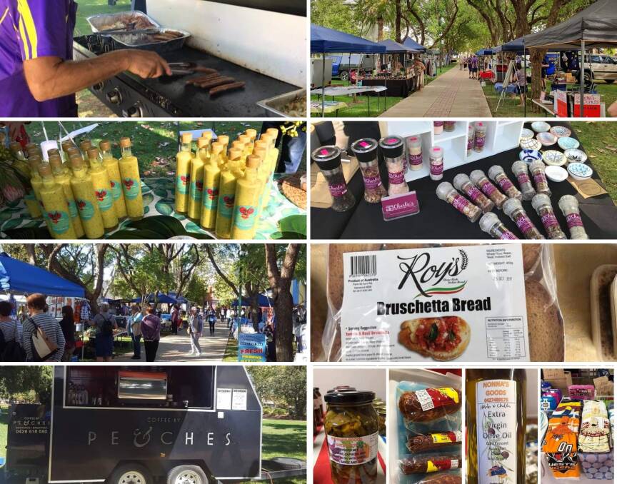 BACK AT IT: Some of the goodies and stalls that will return for the markets in Mountford Park on September 5. Photos: Contributed 