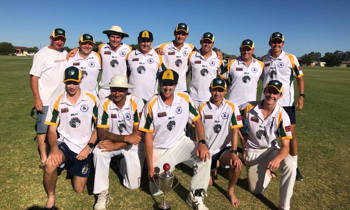 The Wolves after their successful O'Farrell Cup win over Yass on Sunday at Mark Taylor Oval. Photo: Talia Pattison 
