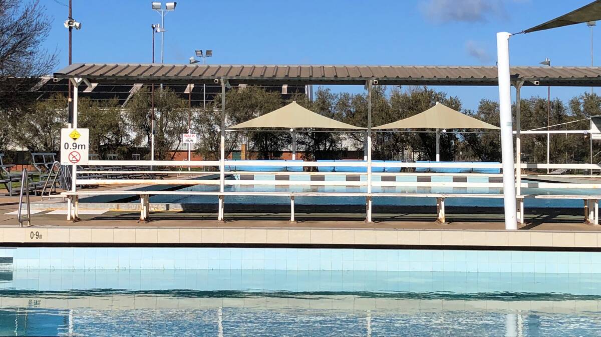 The children's pool at the Leeton swimming facility. Photo: Talia Pattison