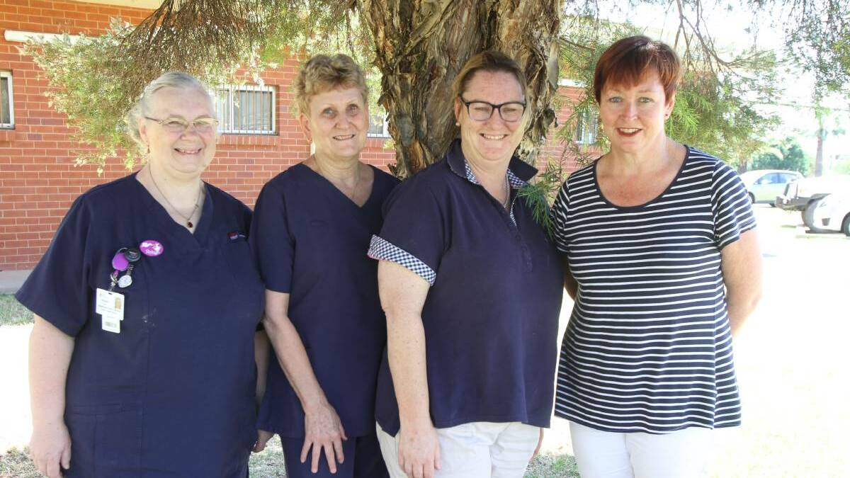 These midwives worked hard to ensure maternity services remained at Leeton District Hospital. 