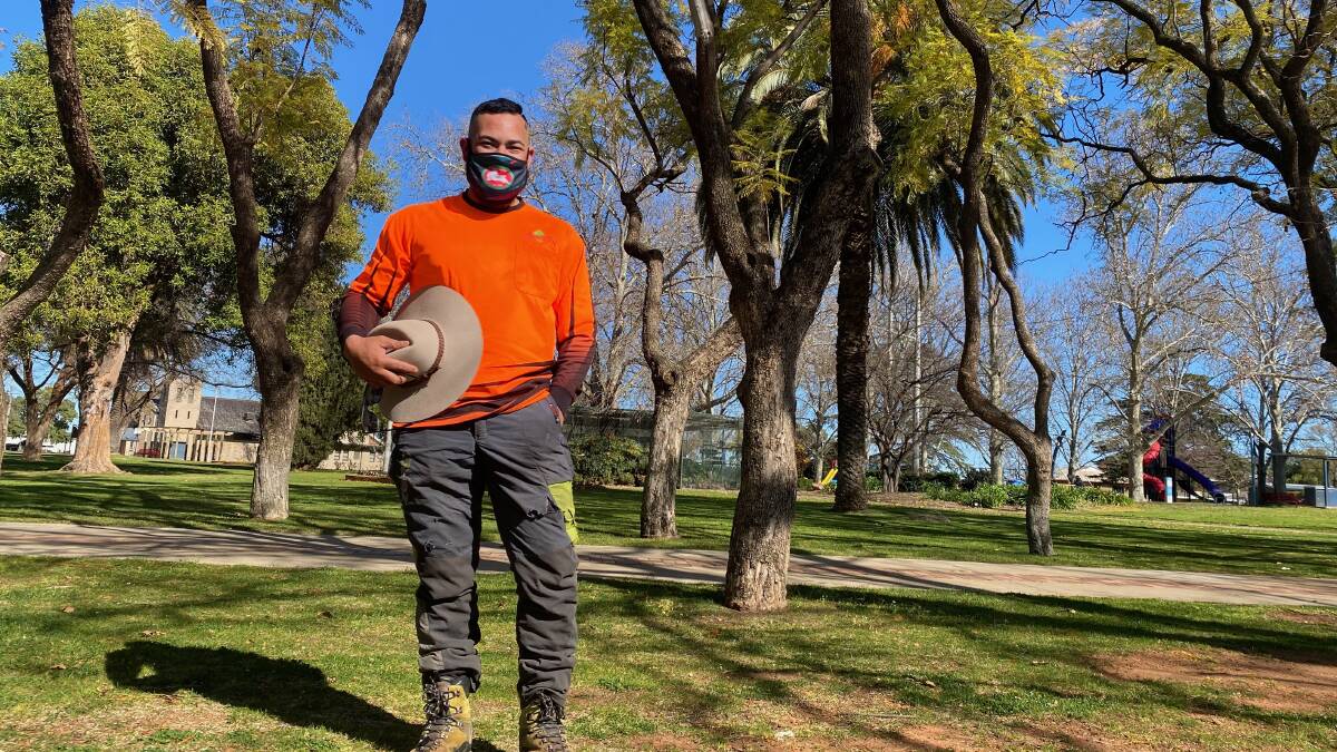 BUSY: Hightree Patrol owner Tommy Patelesio wants to help create a healthy environment for generations to come. Photo: Talia Pattison 