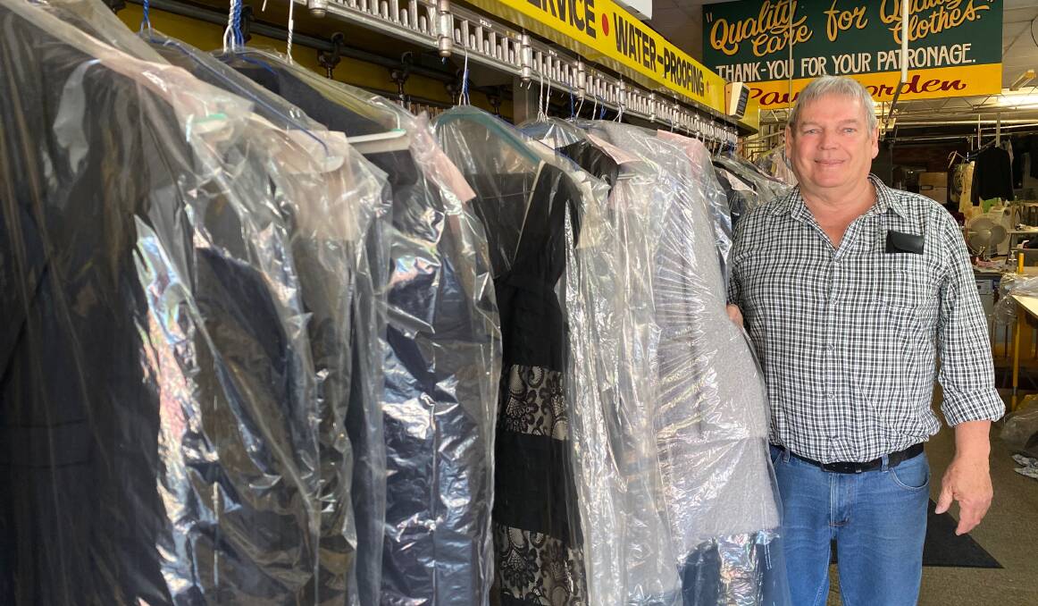 END OF AN ERA: Paul Norden will be closing the doors at Leeton's Cammy's Exclusive Dry Cleaners next month. Photo: Talia Pattison