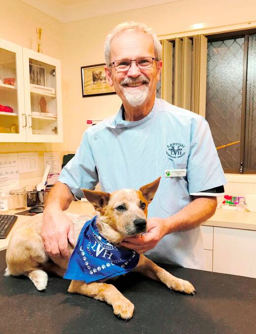 WELCOME: Dr Peter Brunsdon has been enjoying settling in at the Leeton Veterinary Hospital. Photo: Supplied