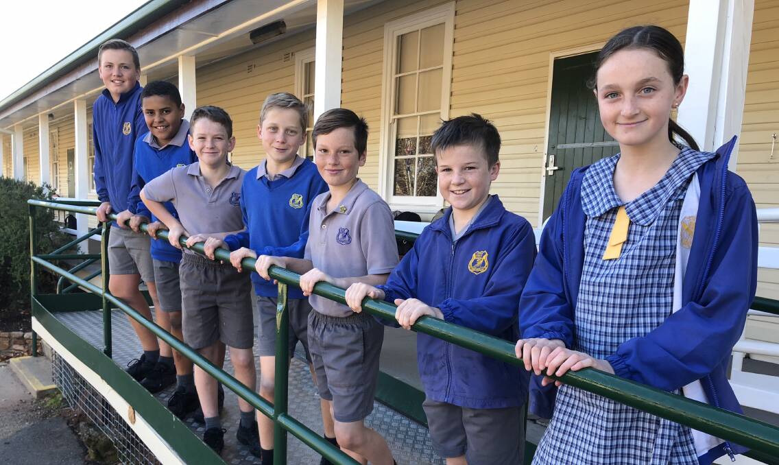 TOP: Taj Lepper, Vula Wate, Jye Thompson, Jacob Buchanan, Caydan Hillier, Ethan McDonald and Chloe Curtis have all represented at a state level. Photo: Talia Pattison