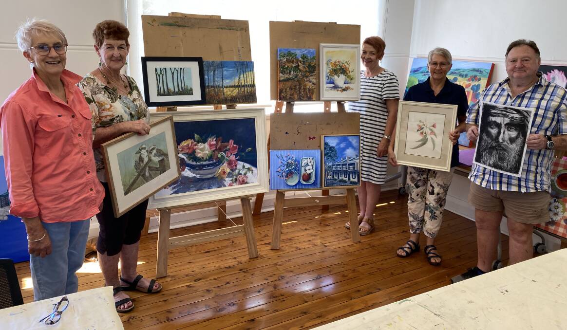 Anne Morshead, Carol Davidson, Jan Lyons, Maudie Morris and Peter Williams hope for many entries this year. Picture by Talia Pattison 