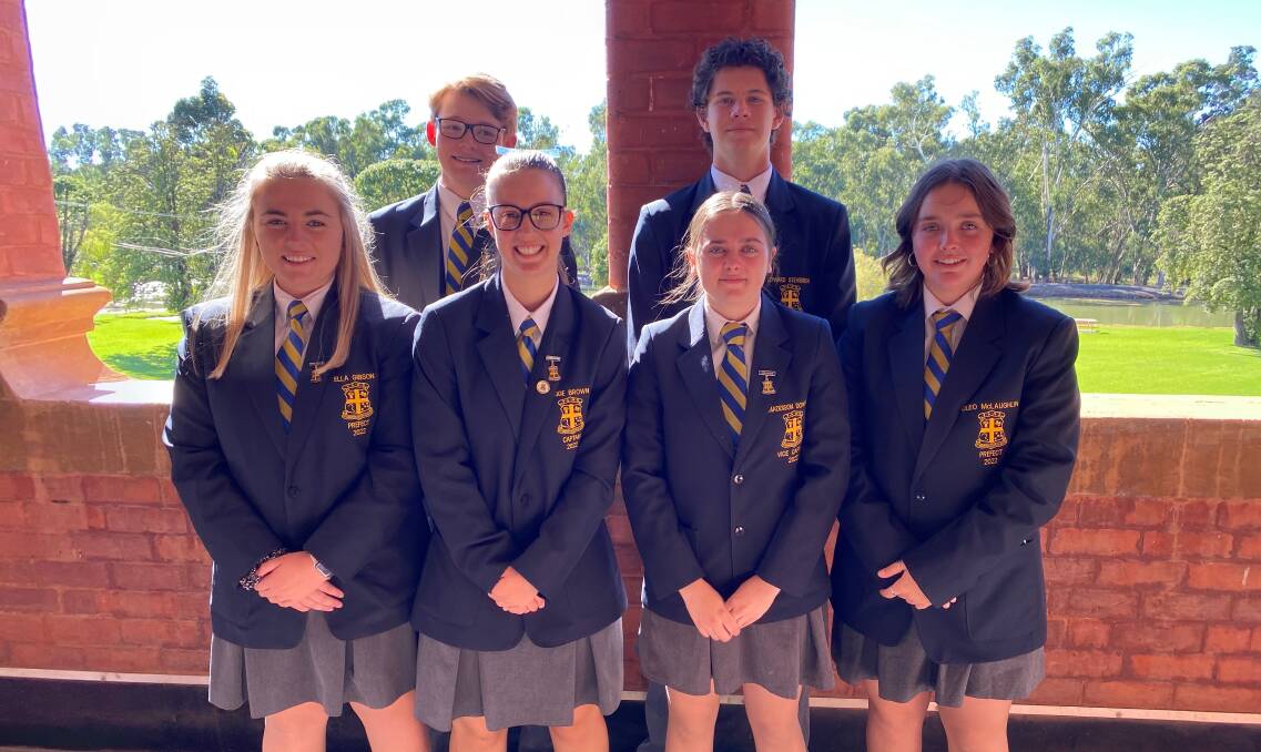 SCHOOL OF SIGNIFICANCE: Yanco Agricultural High School's 2022 leadership group helped lead the cenetenary celebrations this week. Photo: Talia Pattison