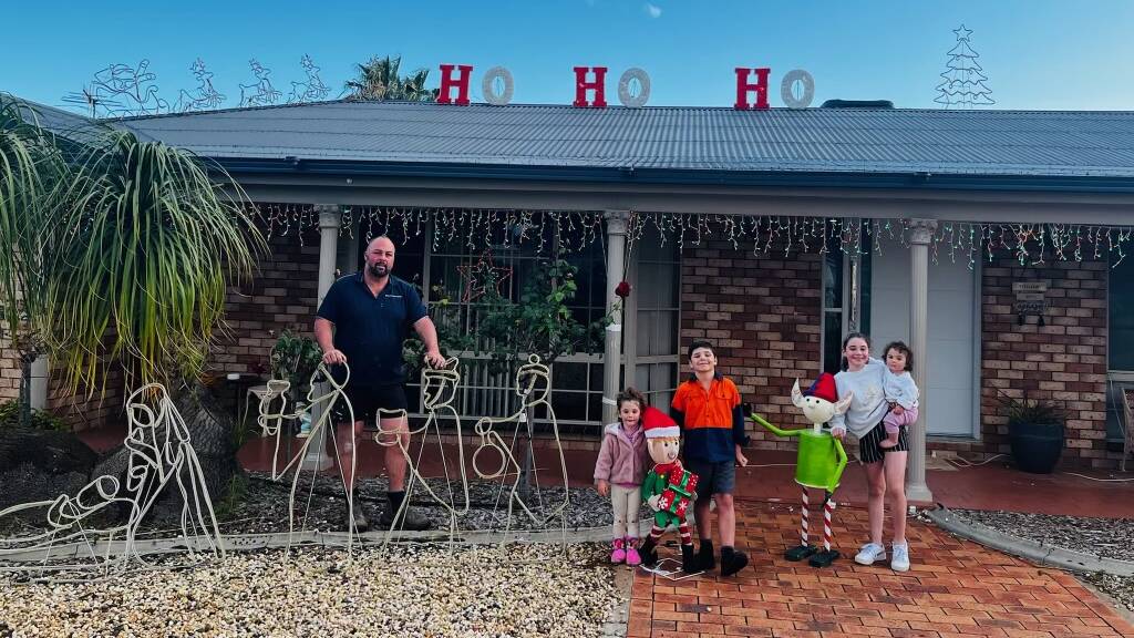 The Vecchie family is gearing up for another spectacular Christmas display at their home. Picture supplied