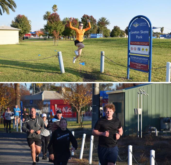 GOING WELL: Leeton's weekly parkrun event is continuing to gain momementum. Photos: Supplied