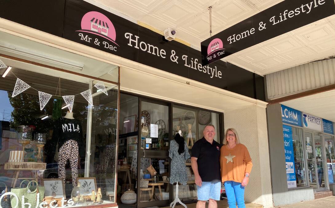 GREAT TEAM: Mr & Dac owners Rob and Donna Hillier have been navigating their way through not just the pandemic, but their first year in business. Photo: Talia Pattison 
