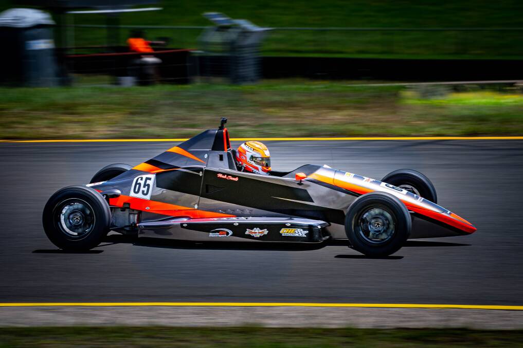 RACE TIME: Leeton's Noah Sands is returning to the track this weekend as part of the NSW Formula Ford Championship. Photo: Contributed 