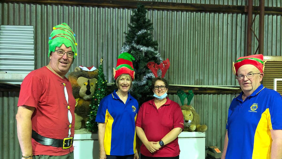 NEW EVENT: Yanco Lions Club members Graham Williams, Helen Macarthur, Jane Brighton and Peter Middleton are excited to see what kinds of creations residents come up with. Photo: Talia Pattison