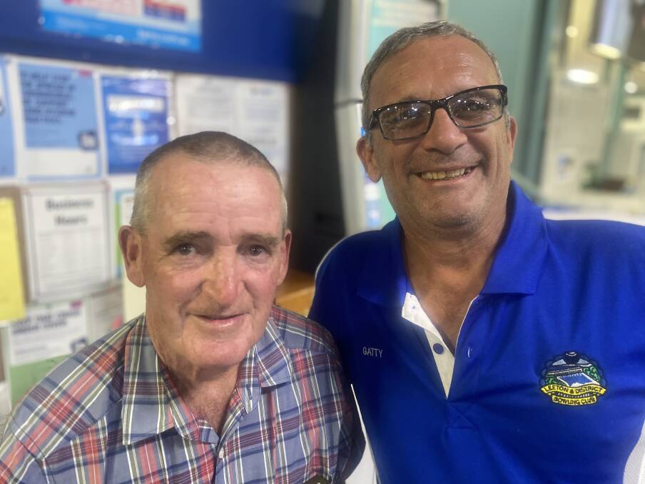 WINNERS: Tony Trembath (left) and Anthony Gatt took out the title at the Leeton and District Bowling Club recently. Photo: Contributed 