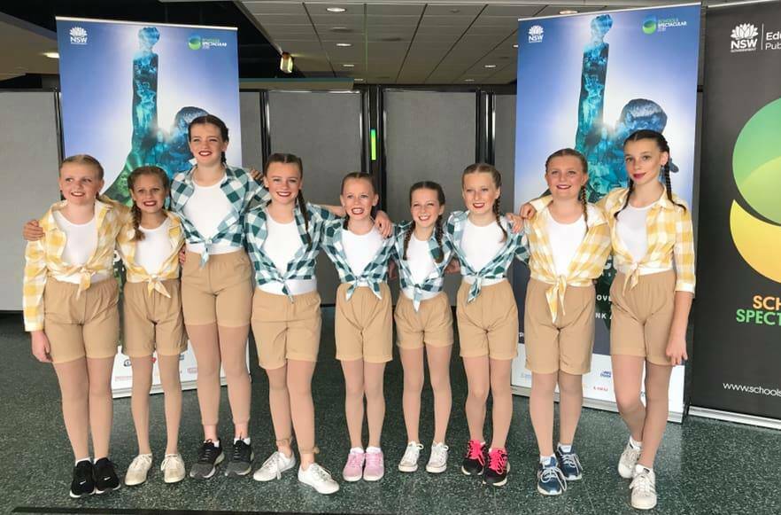 EXCITING EXPERIENCE: Dancers from Leeton Public School enjoyed the Schools Spectacular extravaganza in 2018. 