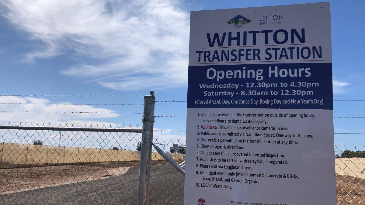 IT'S OFFICIAL: The new Whitton Transfer Station will be officially opened on October 13. Photo: Talia Pattison 
