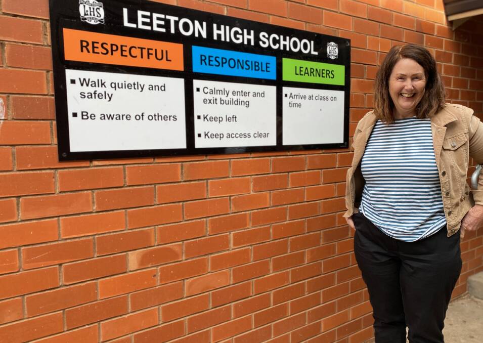 HERE TO ASSIST: Jannette Dundon is the new student support officer at Leeton High School. Photo: Talia Pattison 