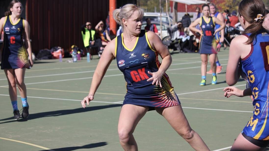 Rachal Broadbent played her 300th game for Leeton-Whitton on the weekend. 