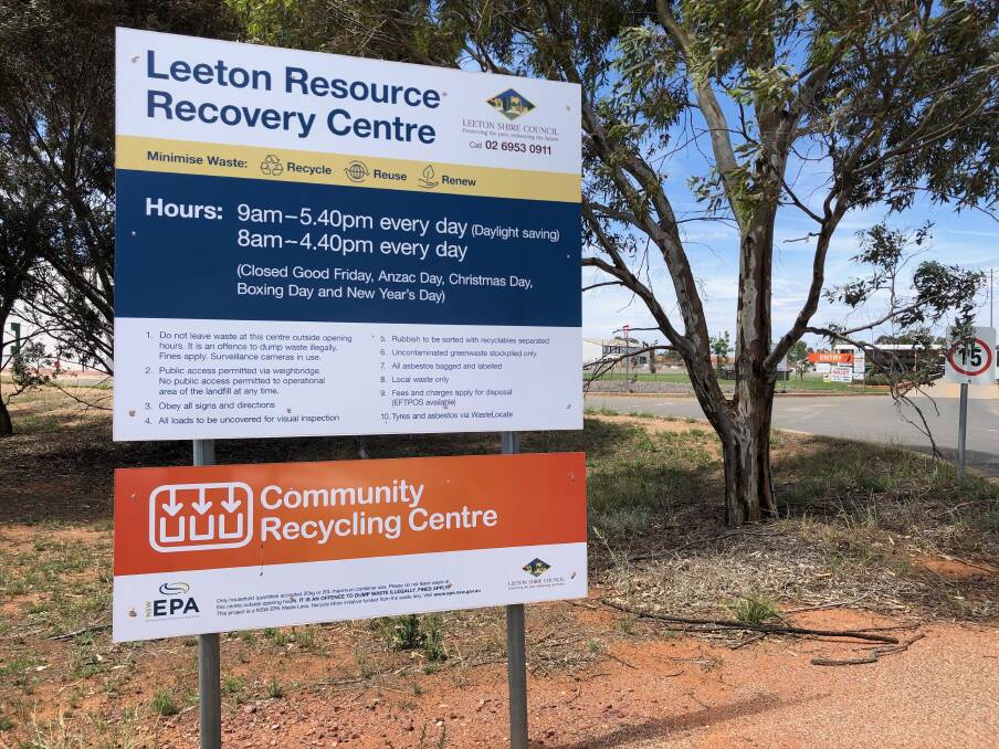 DIRECTION: A new waste management strategy has been deployed in Leeton shire. Photo: Talia Pattison