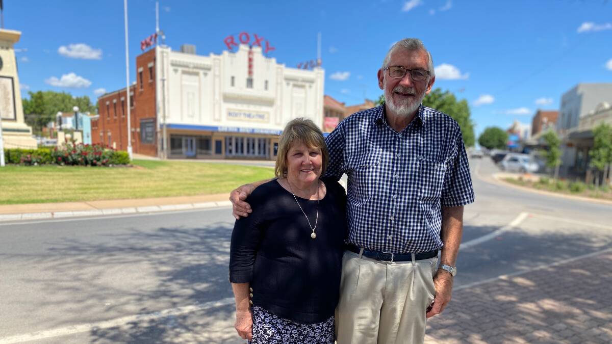 SERVING THE COMMUNITY: Leeton shire mayor Paul Maytom (right) with wife Julie has reflected on his more than 30 years of dedication to the area both as a councillor and mayor. Photo: Talia Pattison