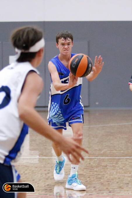 RISING STAR: Leeton's Kobe O'Callaghan recently took part in the Basketball NSW Shootout Competition in Sydney. Photo: Contributed 