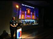 DISCUSS: Council's manager visitor services and local activation Brent Lawrence gives a presentation at the conference. Photo: Supplied