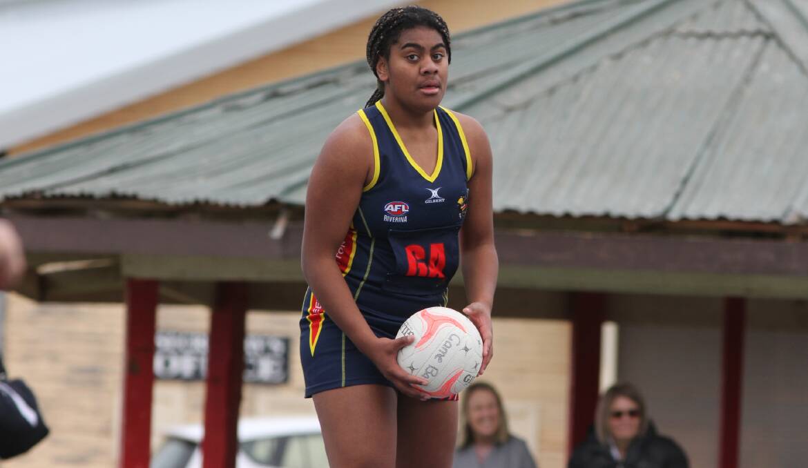 WIN: Leeton-Whitton's A grade side, which typically includes Grace Korovata (pictured) picked up a win over Gamain-Grong Grong-Matong on Saturday. Photo: Liam Warren