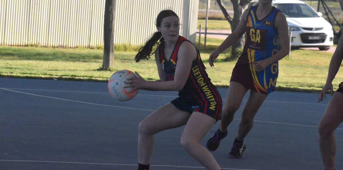 CONTROL: Maddy Kennedy in action for the Crows. Photo: Liam Warren