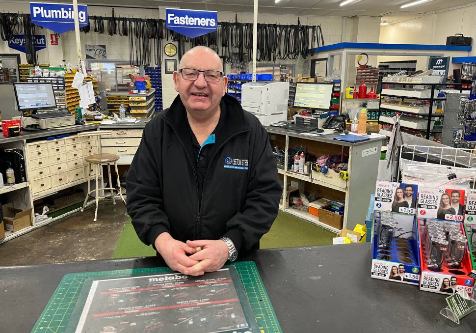 NEXT CHAPTER: Brian Collins has officially retired after 18 years with Leeton Steel, but he will still be about in the shop every now and then when required. Photo: Talia Pattison