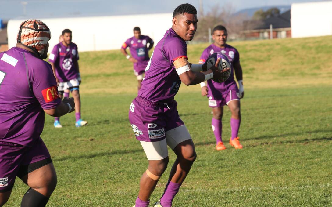 ANOTHER CHALLENGE: Soro Bainivalu and the rest of the Leeton Phantoms side will need to put in a team effort if they are to defeat Wagga City this weekend. Photo: Anthony Stipo