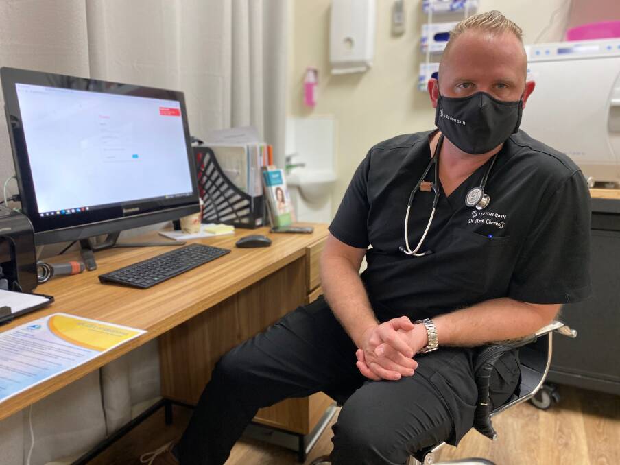SOLUTIONS: Doctor Mark Chernoff, operates Leeton Skin, but is also a visiting medical officer at the Leeton District Hospital. Photo: Talia Pattison 