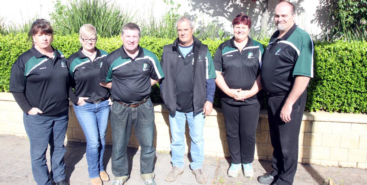 HERE TO HELP: Members of the Leeton Neighbourhood Watch committee (from left) Michelle Merriman, Lisa Boland, Mark Jagers, chairman Mark Norvall and Colleen and Craig Willis.