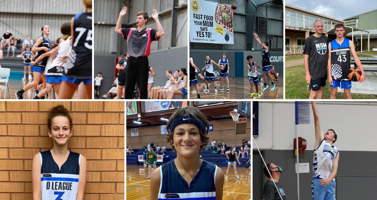 STARS IN THE MAKING: Leeton basketballers have been busy with various representative duties recently, as well as coach Adam O'Callaghan. Photos: Supplied