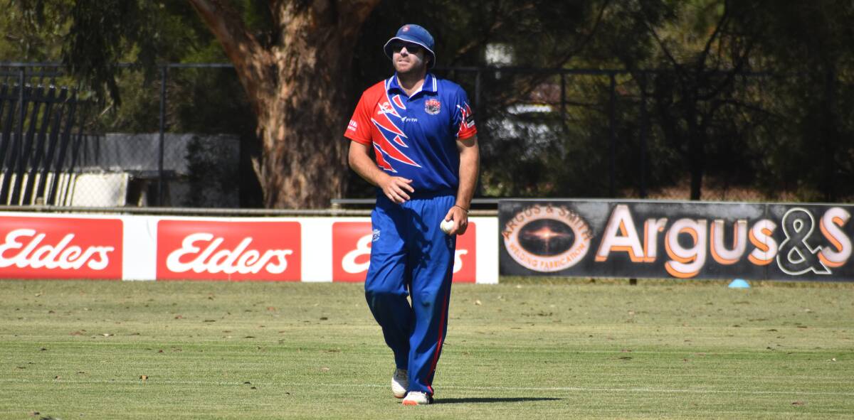UNCERTAIN: Griffith's Haydn Pascoe was unsure whether or not a knee injury would rule him out of this weekend's Hedditch Cup challenge against Temora. Photo: Liam Warren
