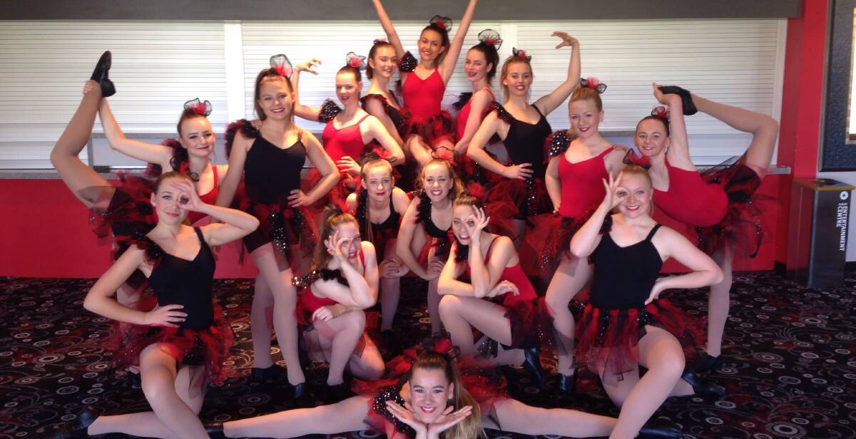 CREATIVE: The Leeton High School dance ensemble at the recent Riverina Dance Festival that was held in Albury. 