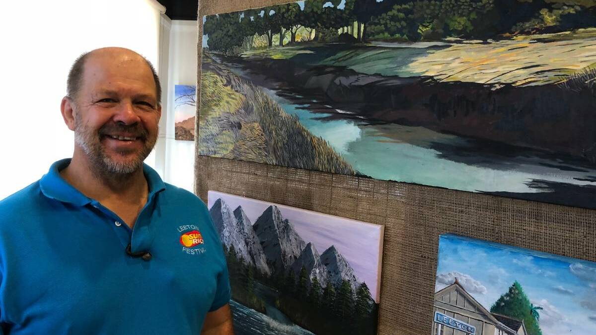 Leeton deputy mayor George Weston was one of many who took the opportunity to take in last year's exhibition. Photo: Talia Pattison 