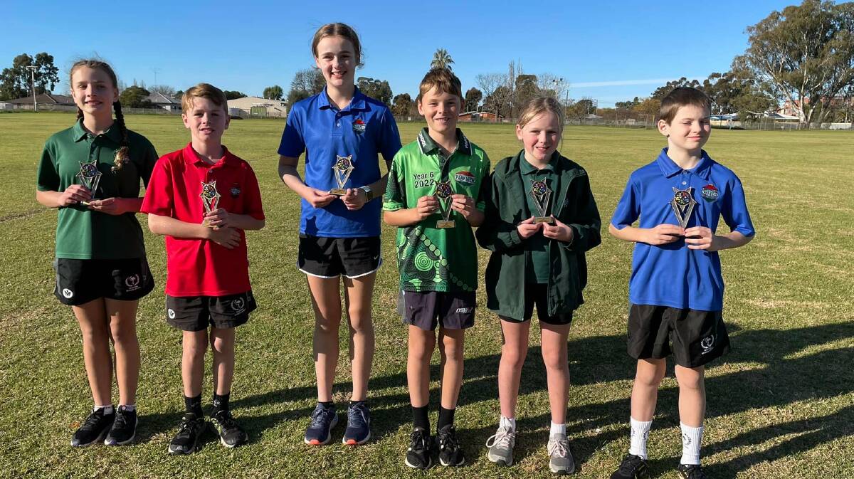 WELL DONE: This year's athletics age champions from Parkview Public School. Photo: Supplied
