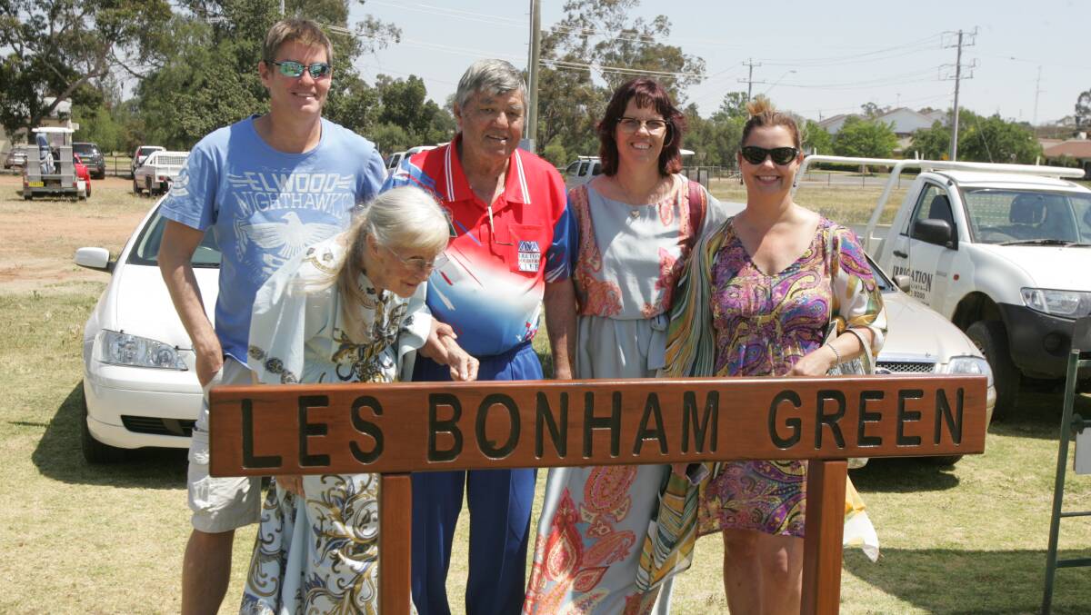 Les Bonham and family. 