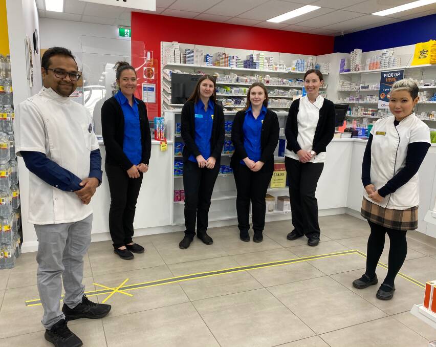 TEAM: The team at Leeton Discount Chemist have all of your needs covered and will soon be introducing even more services to the community. Photo: Talia Pattison 