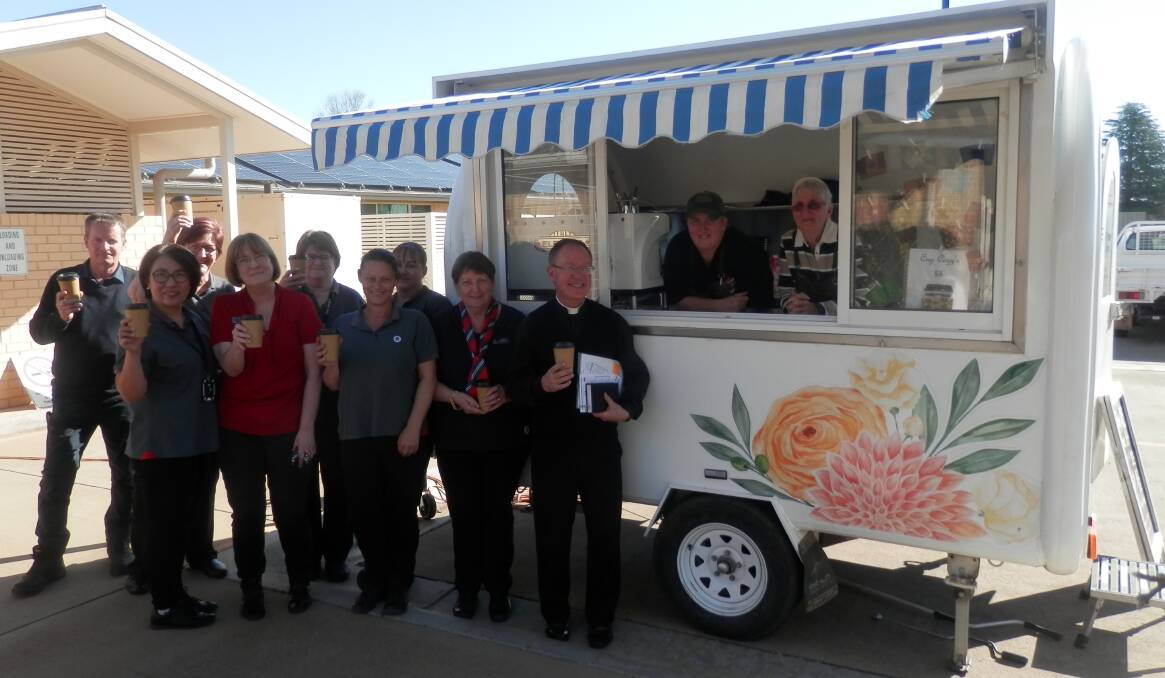 THANK YOU: Staff at the RFBI Leeton Masonic Village were treated with an afternoon tea to recognise all of their hard work. 