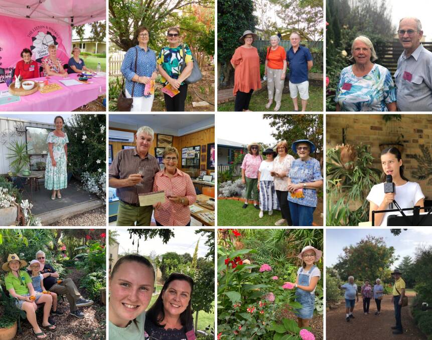 WHAT A DAY: The open gardens event in Leeton on Easter Monday was a huge success. Photos: Mandy Walsh, Megan Martin