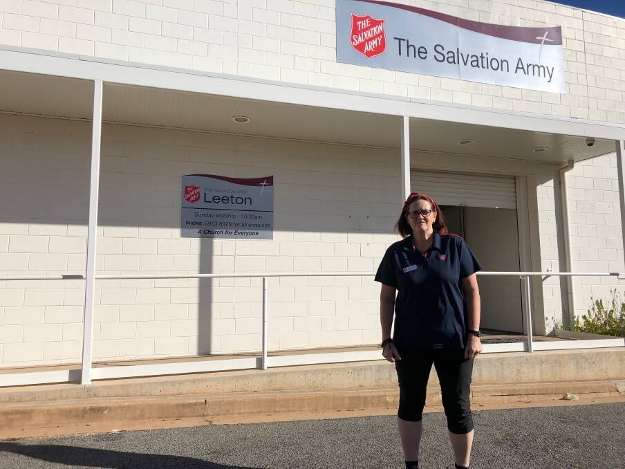 HERE TO HELP: Leeton Salvation Army candidate officer Lesley Ward has been leading the charge during tough times of late. Photo: Talia Pattison