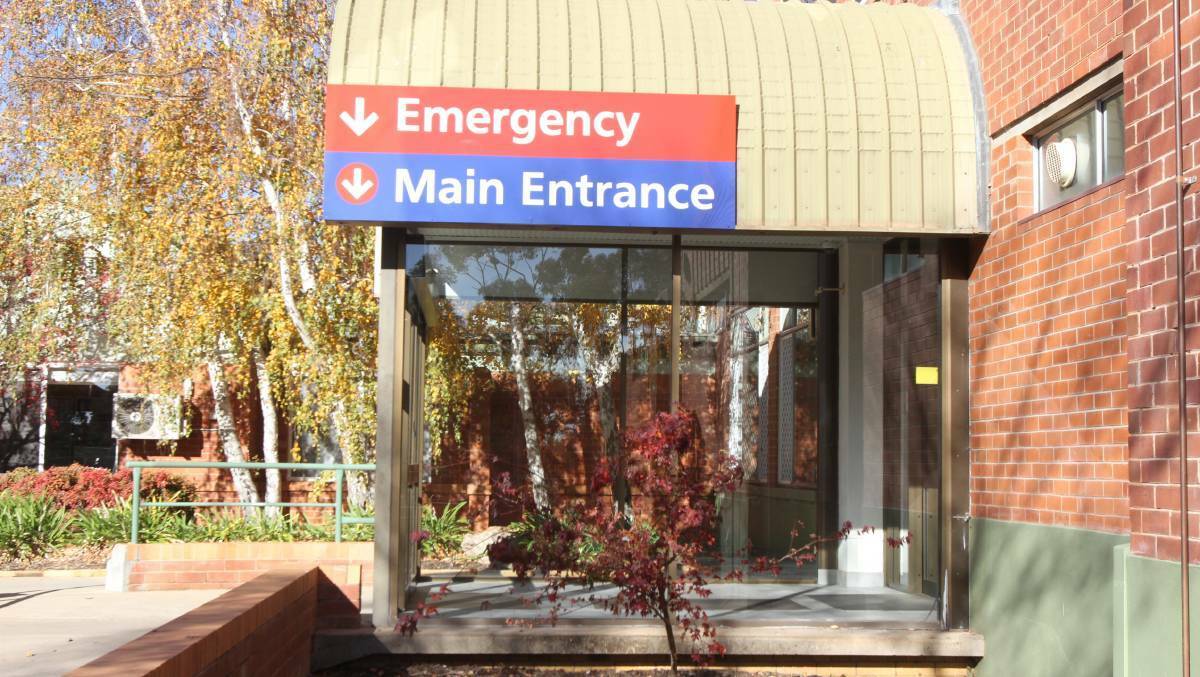 ADDED: Extra security measures have been put in place at the Leeton District Hospital. Photo: Talia Pattison