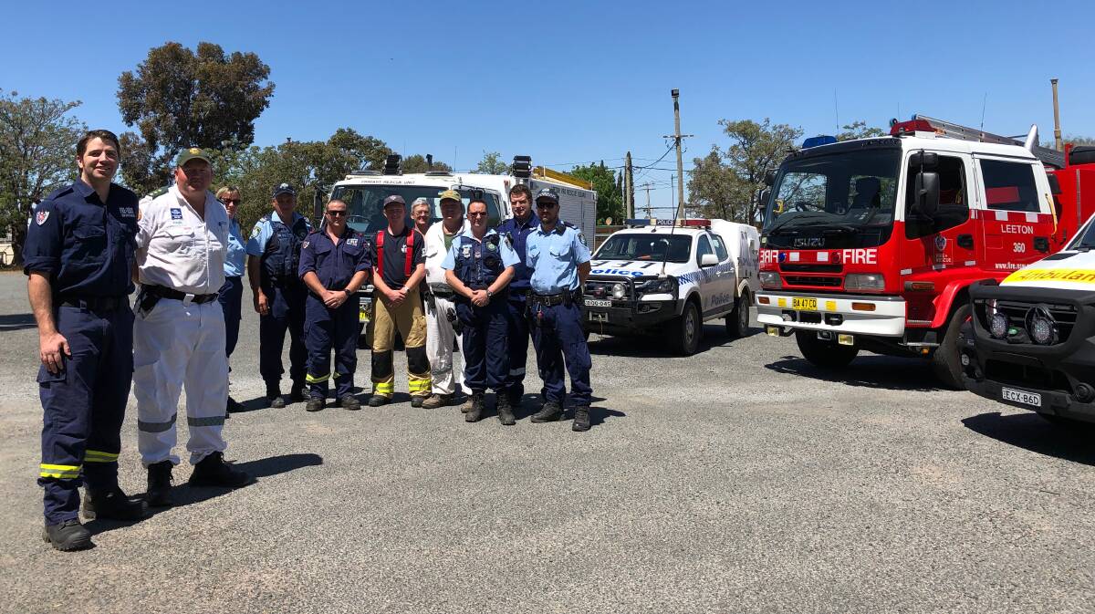 ALL TOGETHER: Leeton's emergency services will hold a special fundraising day for all community members to attend on Saturday. Photo: Talia Pattison