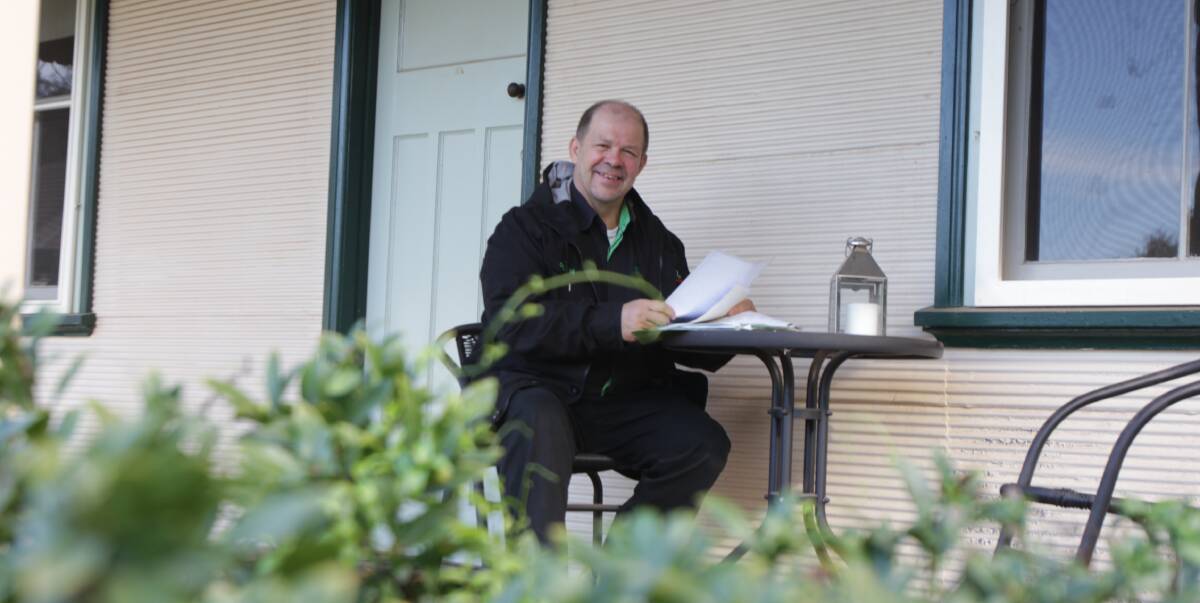 COME ALONG: Councillor George Weston invites residents and visitors to celebrate the centenary of Henry Lawson's stay in Leeton. An open day will be held at the Henry Lawson Cottage to mark the occasion. Photo: Talia Pattison 
