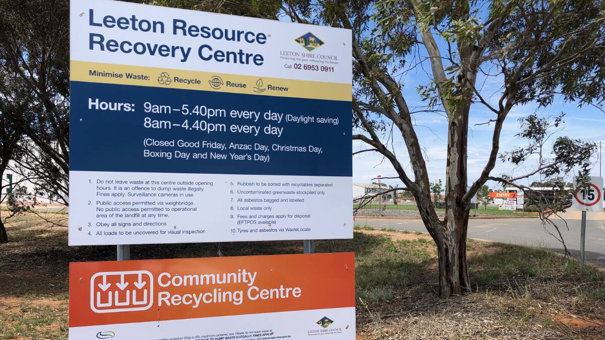 PLANNING AHEAD: Leeton Shire Council's has endorsed its Leeton Landfill Closure and Filling Plan. Photo: Talia Pattison