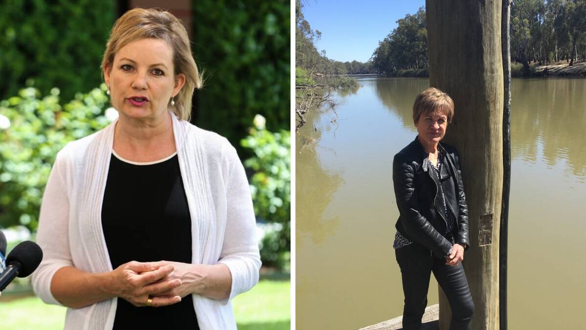 WEIGHING IN: Member for Farrer Sussan Ley (left) and Member for Murray Helen Dalton agree the recent job cuts at Murrumbidgee Irrigation are devastating. 